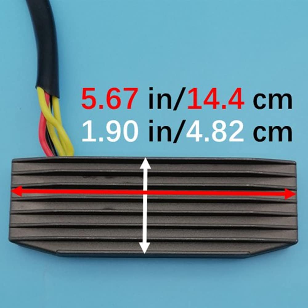Tuzliufi Replacement Voltage Regulator Rectifier for Suzuki Off-Road Motorcycle DR650 SE VS1400 GLP VS800 GL S83 Boulevard Cruiser VS800 S50 Intruder 1996-2001 2002 2003 2004 2005 2006 2007 2008 2009 New Z49