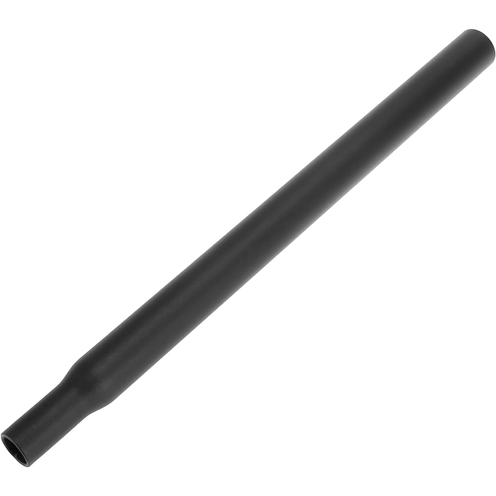 X AUTOHAUX Bicycle Saddle Post 28.6x400 mm Aluminum Alloy Universal Seat Tube No Scale Marks Black