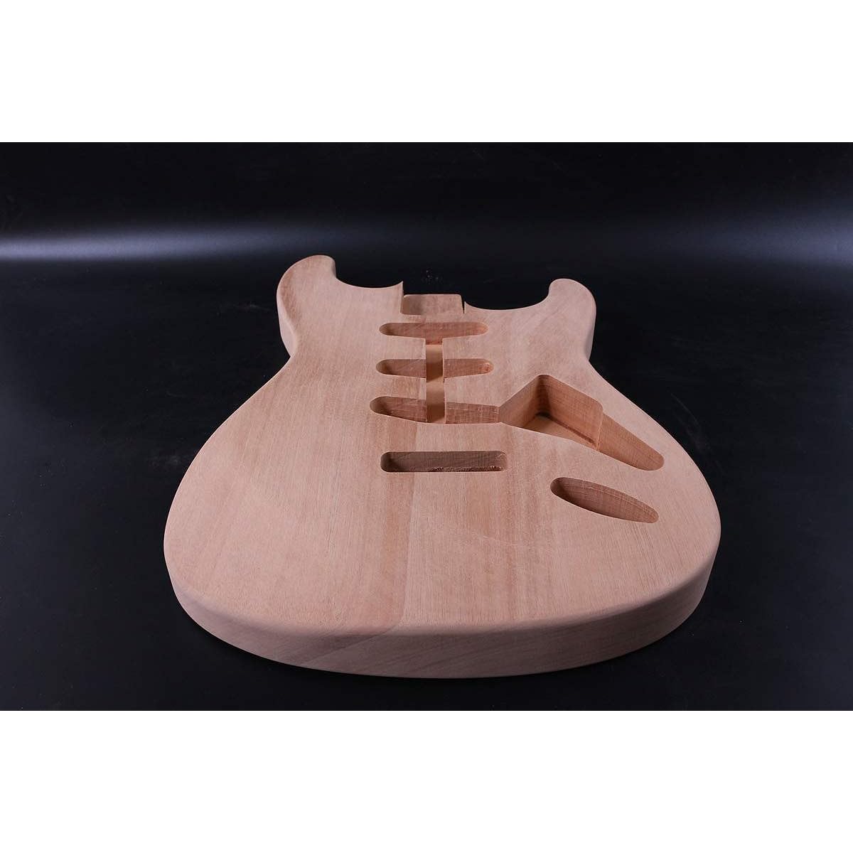 New Guitar Body Mahogany DIY Electric Guitar Replacement Strut Style SSS Unfinished