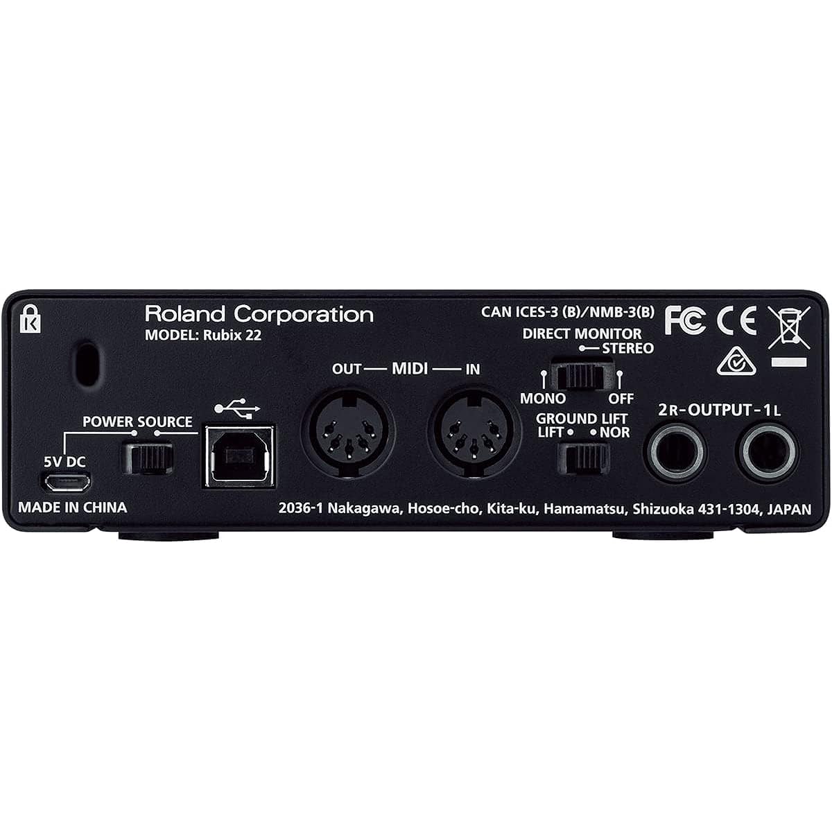Roland USB Audio Interface Roland RUBIX-22