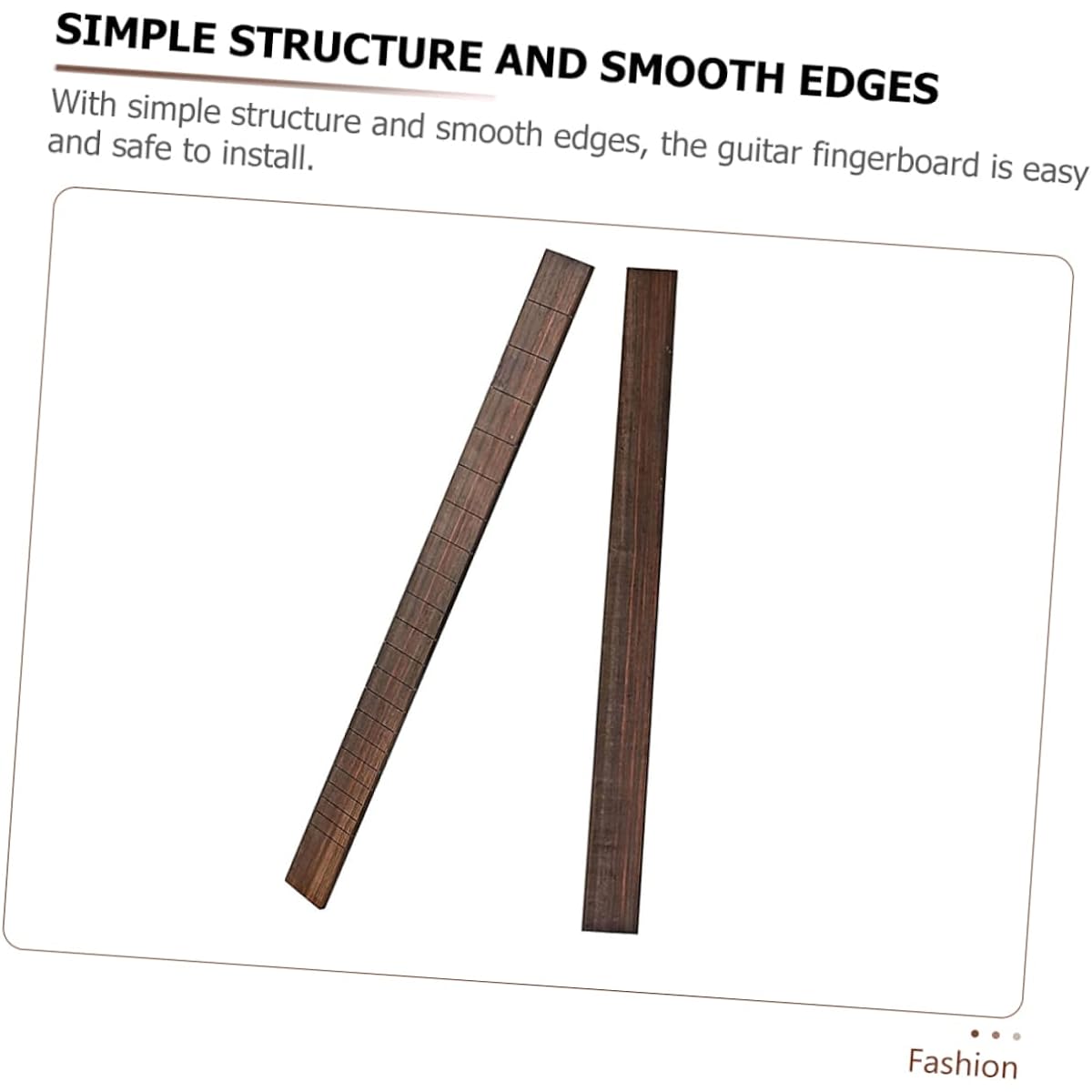VICASKY 5pcs Fretboard Guitar Parts Art Accessories Guitar Fretboard Wood Fretboard Acoustic Creative Guitar Finger Plate Guitar Accessories Handle Rosewood