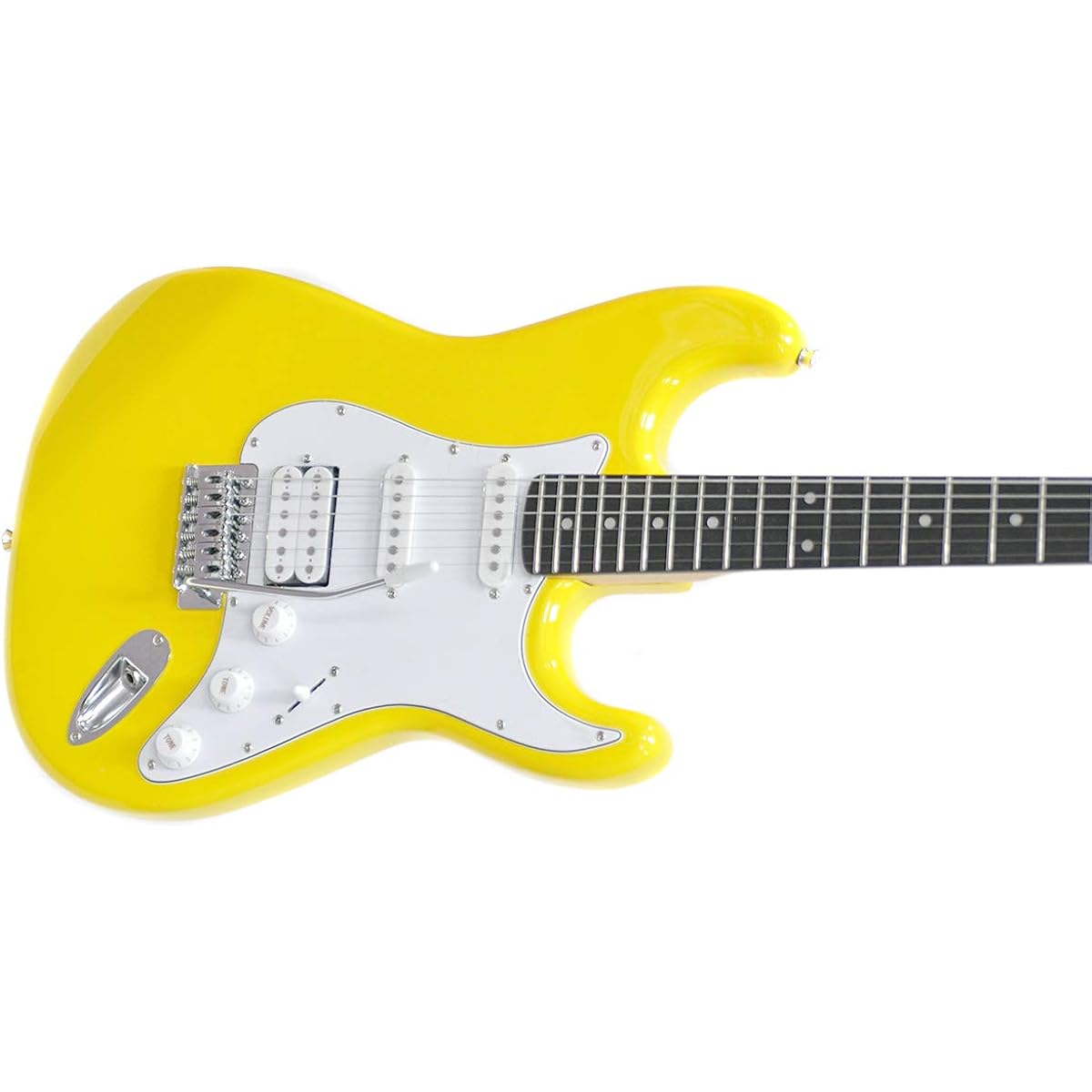 PLAYTECH Electric Guitar ST250SSH Rose Yellow
