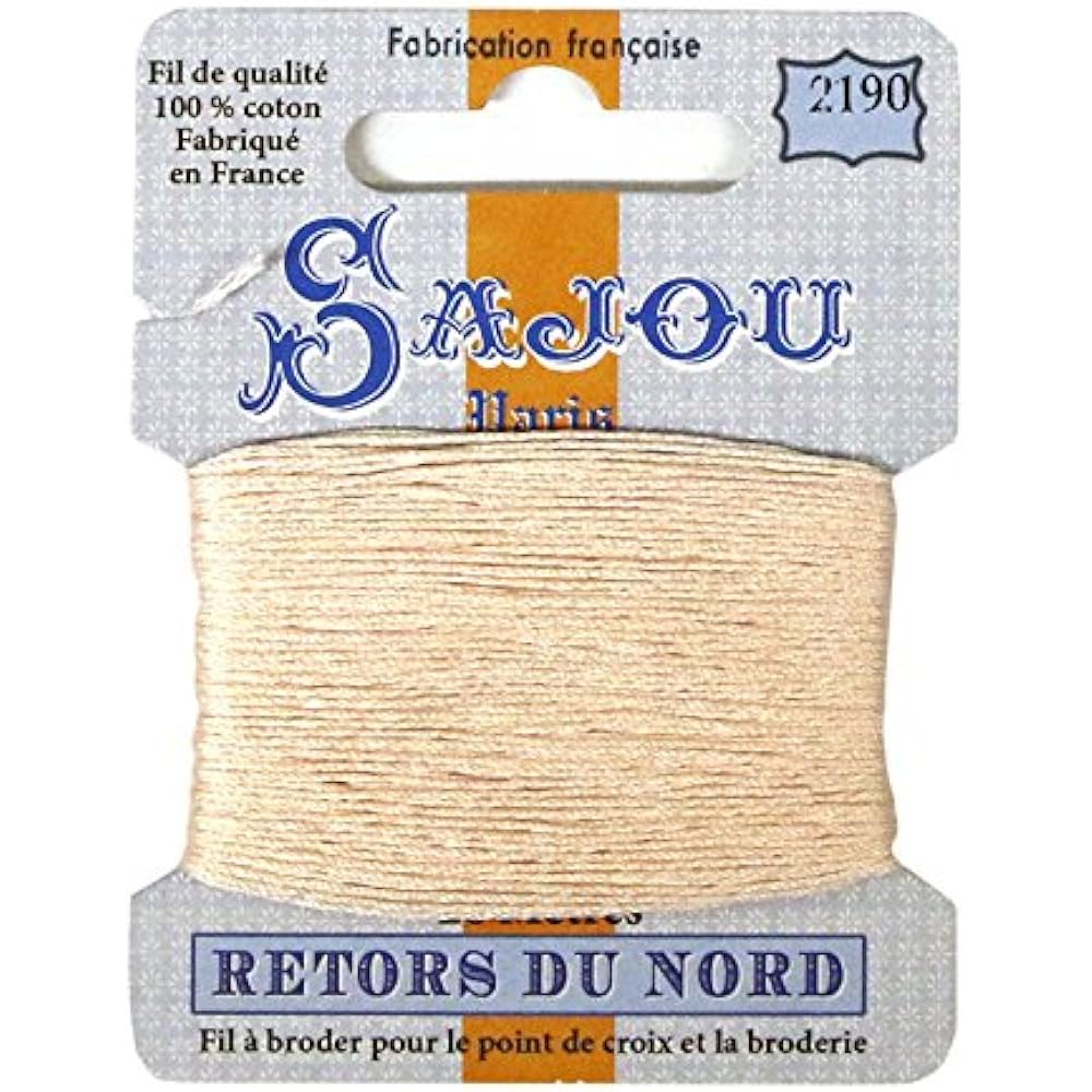 SAJOU French imported goods embroidery thread 20m roll RN2350