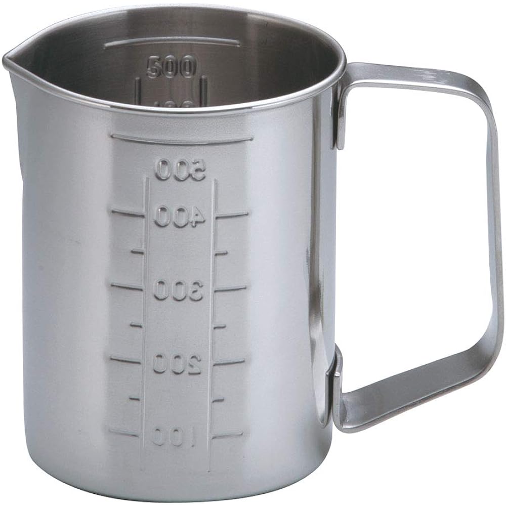 Endo Shoji Commercial Measuring Cup with Handle 10LBMZ18 18-8 Stainless Steel Made in Japan BMZ18