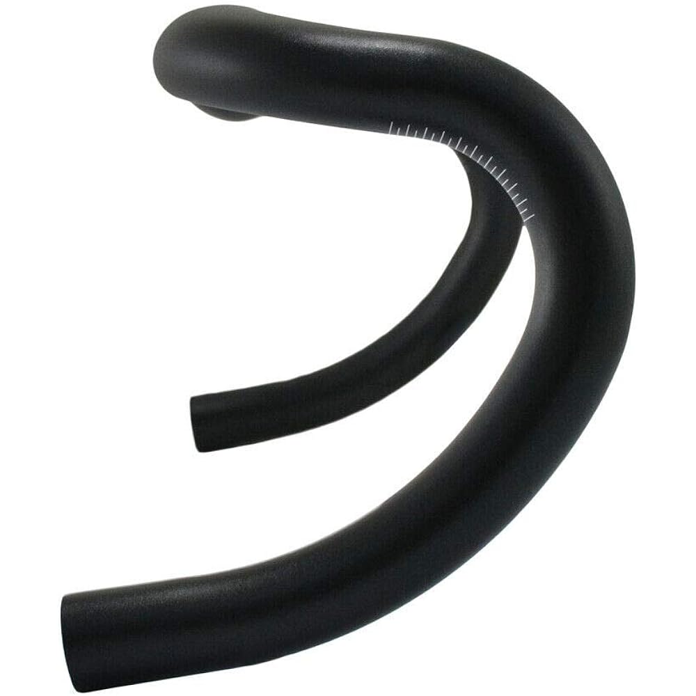 3T Superergo Pro 31.8X400mm Road Alloy Handlebar, TH2225-N Black