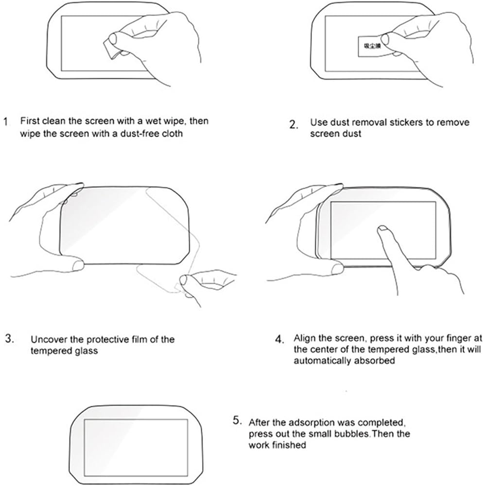 Fits Benelli Leoncino250 Leoncino 250 Motorcycle Accessories Scratch Protection Film Protector Instrument (Color : 3 PSC)