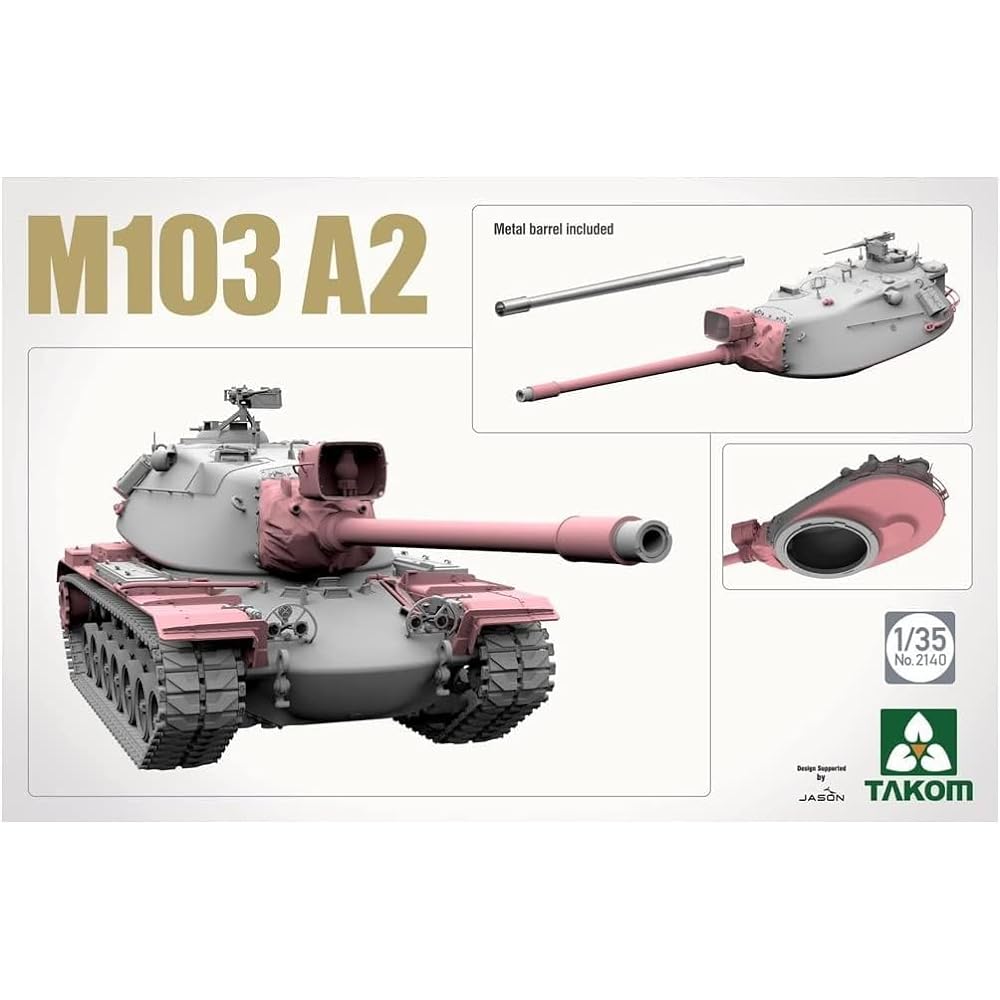TAKOM 1/35 US Army M103A2 Plastic Model TKO2140