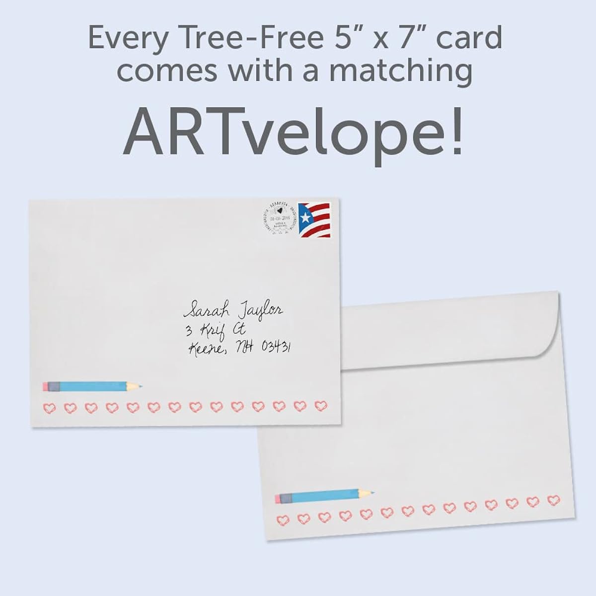 Tree-Free Greetings Teacher Appreciation Single 5"x7" Greeting Card with Matching Envelope, Eco Friendly, Made in the USA, 100% Recycled Paper, Light Hearted, Teachers, Teachers, To Your Heart and Mind (GO64451)