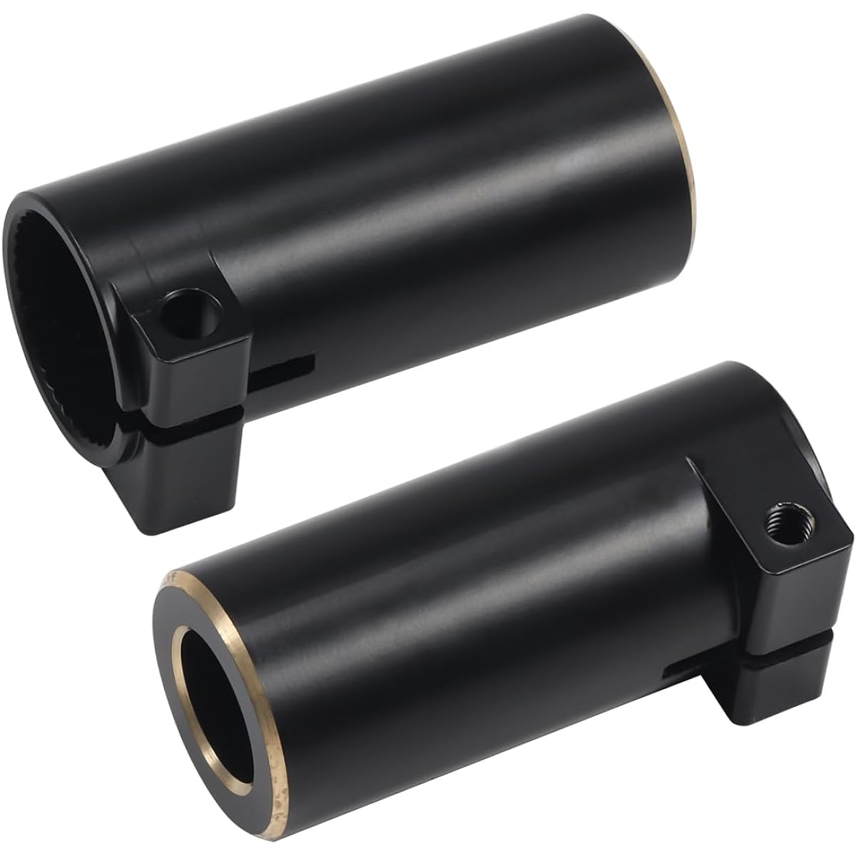 RCBOYZ Brass Rear Straight Axle Lockout Adapter for Axial SCX10 II Upgrade 1/10 RC Crawler