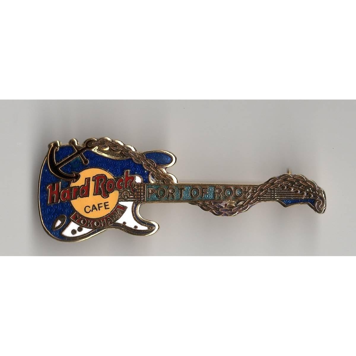 0116 Hard Rock Cafe Yokohama Guitar Pins Set of 6 Hard Rock Cafe
