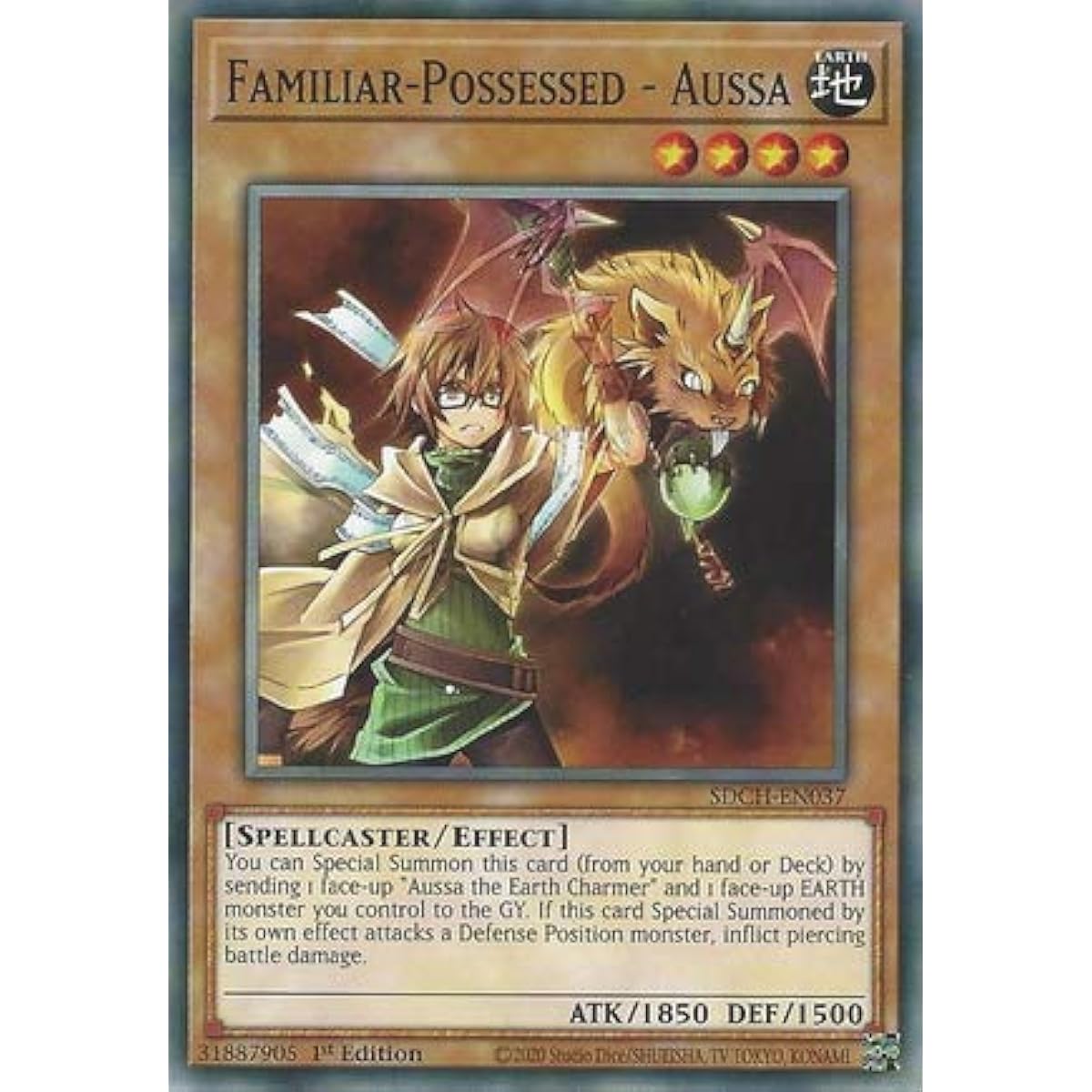 Familiar-Possessed - Aussa - SDCH-EN037 - Common - 1st Edition
