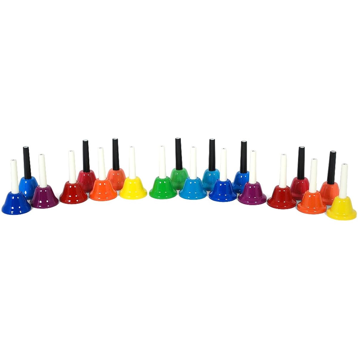 KC Kyoritz Bell Chorus (Handbell) 20 notes Original Set BC-20K/MU Multicolor (Carrying case/Christmas sheet music collection/Keyboard design cloth included)