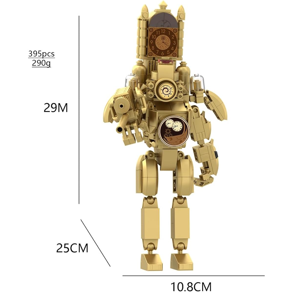 graded Skibidi Toilet Block Titan Cameraman Titan Clockman Series Figure Model Building Block Toy Skibidi Toilet Series Figure Model Reproducible Assembly Skibidi Toilet Building Block Toy Fun Educational Toys for Fans and Kids Christmas Gifts (Set of 3)