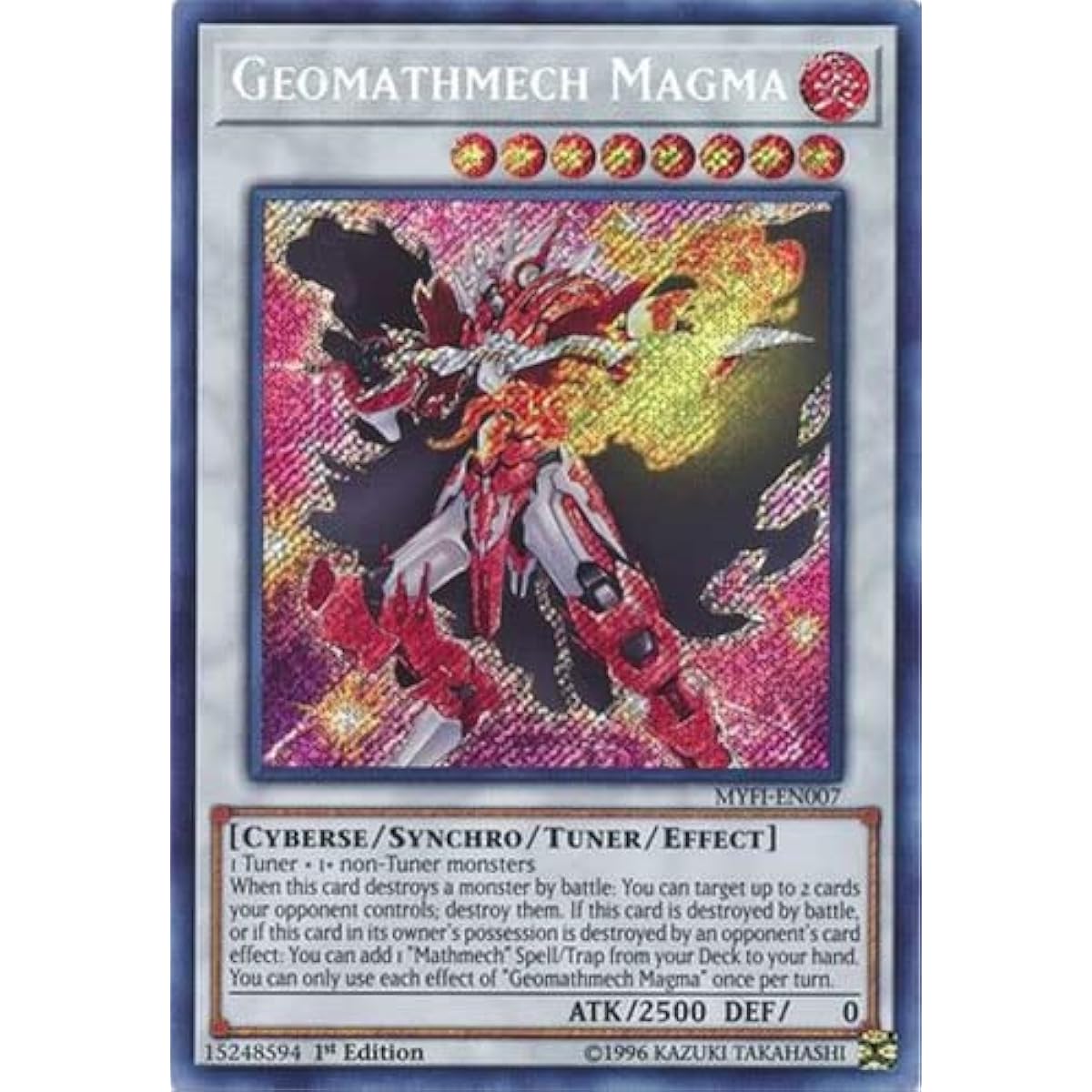 Geomathmech Magma - MYFI-EN007 - Secret Rare - 1st Edition