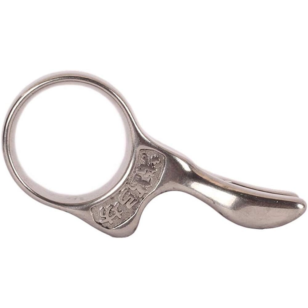 YDJ Fishing Tools Fishing Finger Finger Fish Dart Ring Stainless Steel Multipurpose Finger Diffuser Dispenser Fish Dart Finger Guard Fishing Assistant Outdoor Accessories Dart Accessories Hand Guard Finger Guard Dart Ring