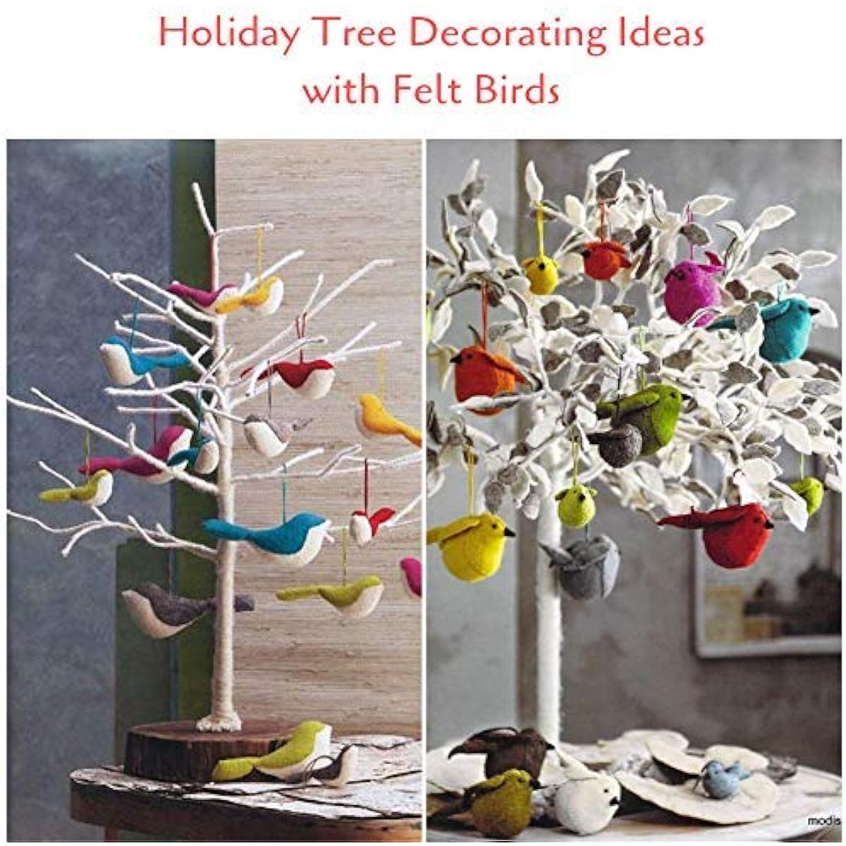 Wild Woolies Felt Bird Garden Ornament - Great Horned Owl
