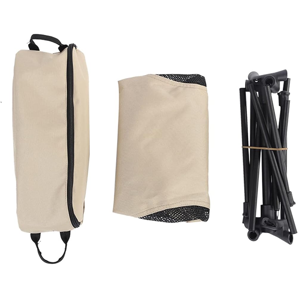 Folding Chair, Low Type, Compact, Outdoor Chair, Nursing Care, Disaster, Evacuation Shelter, Emergency Bed, Camping, Biker, Backpacker, Surf (Gray)