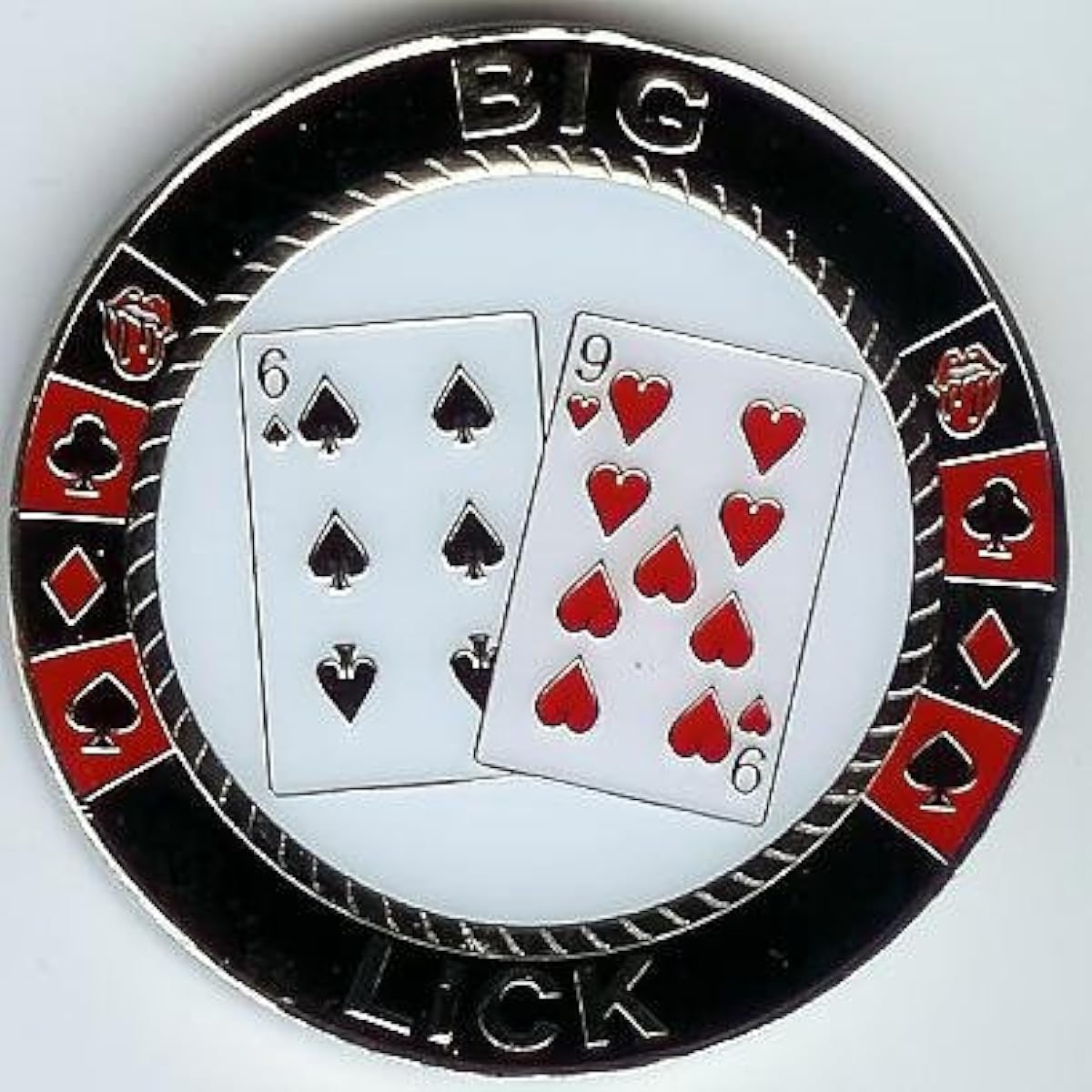 Big Lick & Big Slick Poker Weight Chip Card Cover Guard Coin
