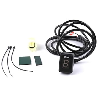 Speed Display Meter Motorcycle LCD Electronics 1-6 Level Gear Indicator Digital Gear Meter Kawasaki VN900 VN 900 Z1000 Z1000SX ZRX1200 Z 1000 SX