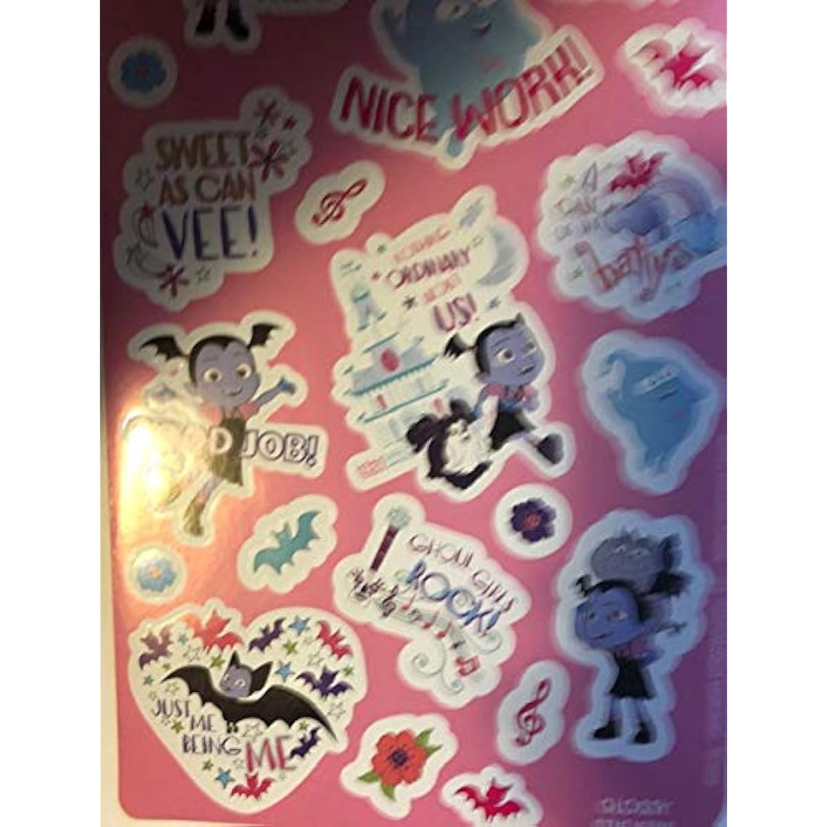 Vampirina Sticker Pad 150+ Stickers Fluffy, Glitter, Foil, Shiny.
