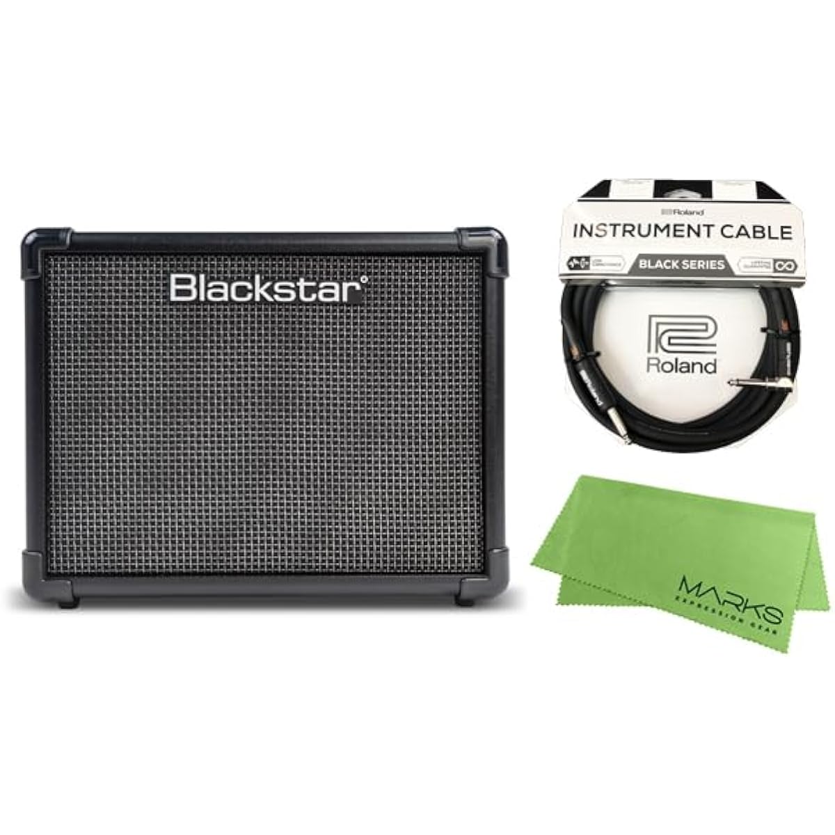Blackstar ID:CORE10 V4 + Roland Cable + Marks Music Original Cloth Set