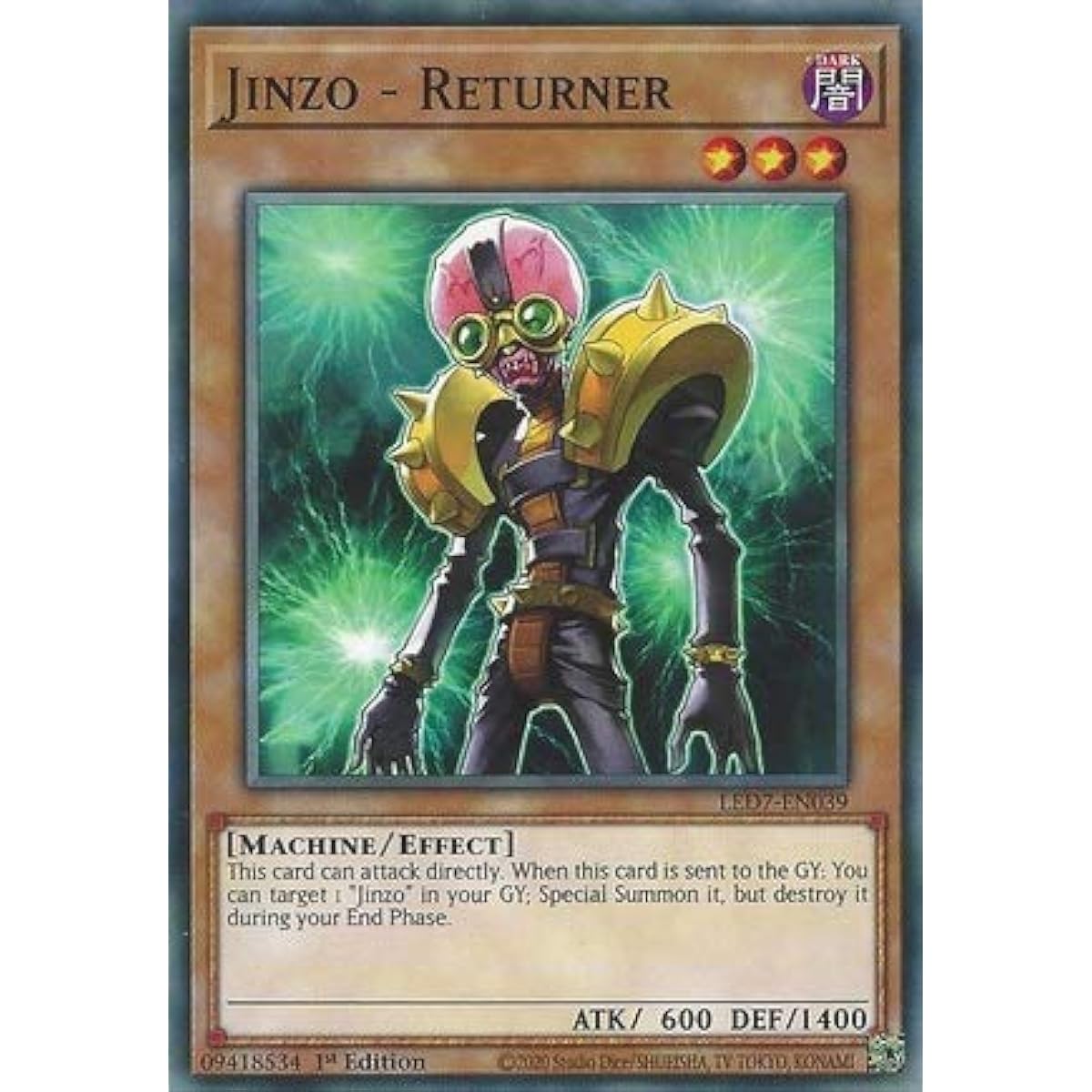 Jinzo - Returner - LED7-EN039 - Common - First edition