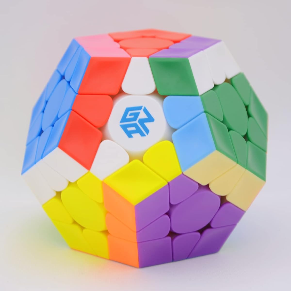 Bucubke GAN Megaminx M Cube 3x3 Stickerless Magic Cube GAN Dodecahedron Competition Cube 3x3x3 Puzzle Magic Cube 3D GAN Megaminx M Cube (GES V3)