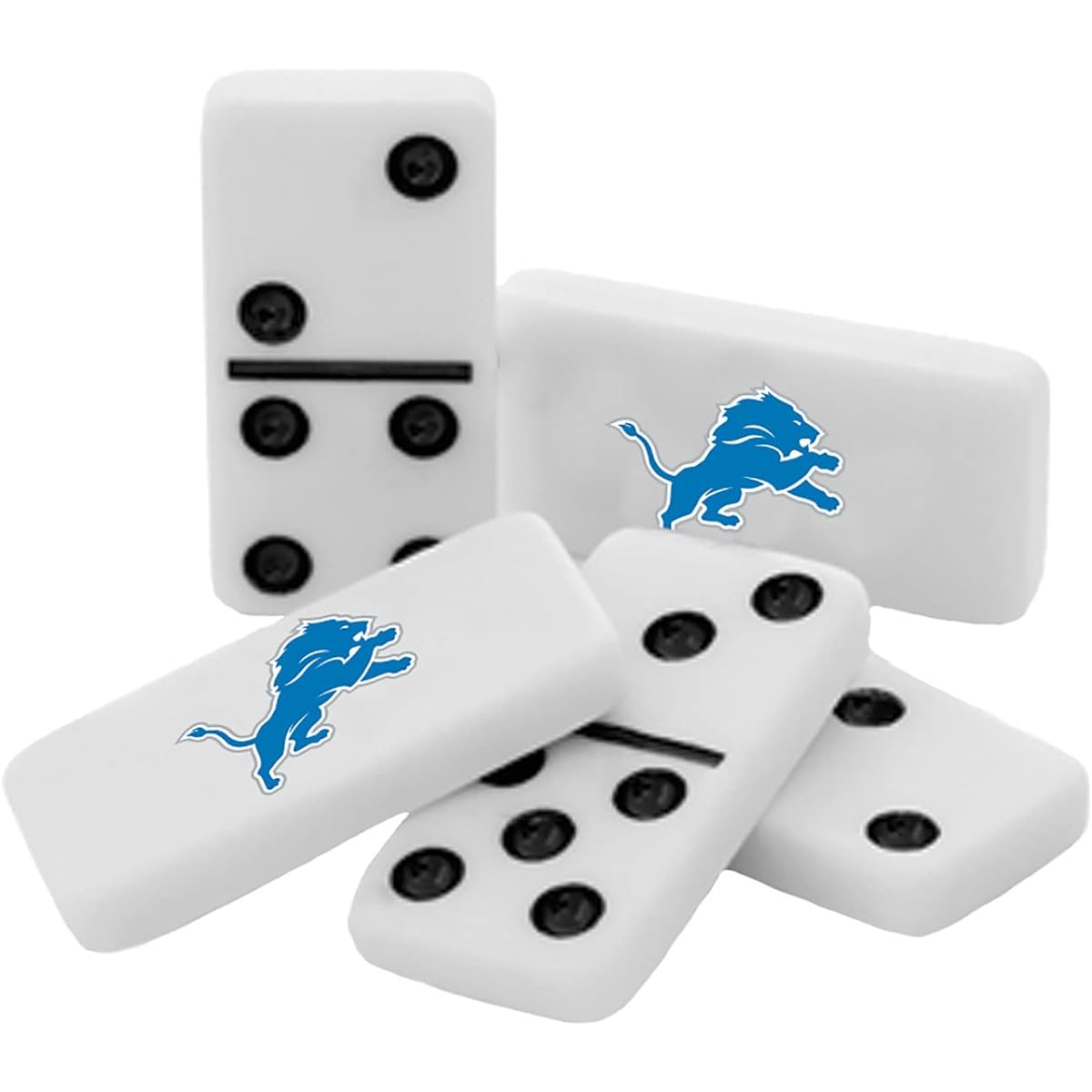 Detroit Lions Collectors Edition Double 6 Dominoes