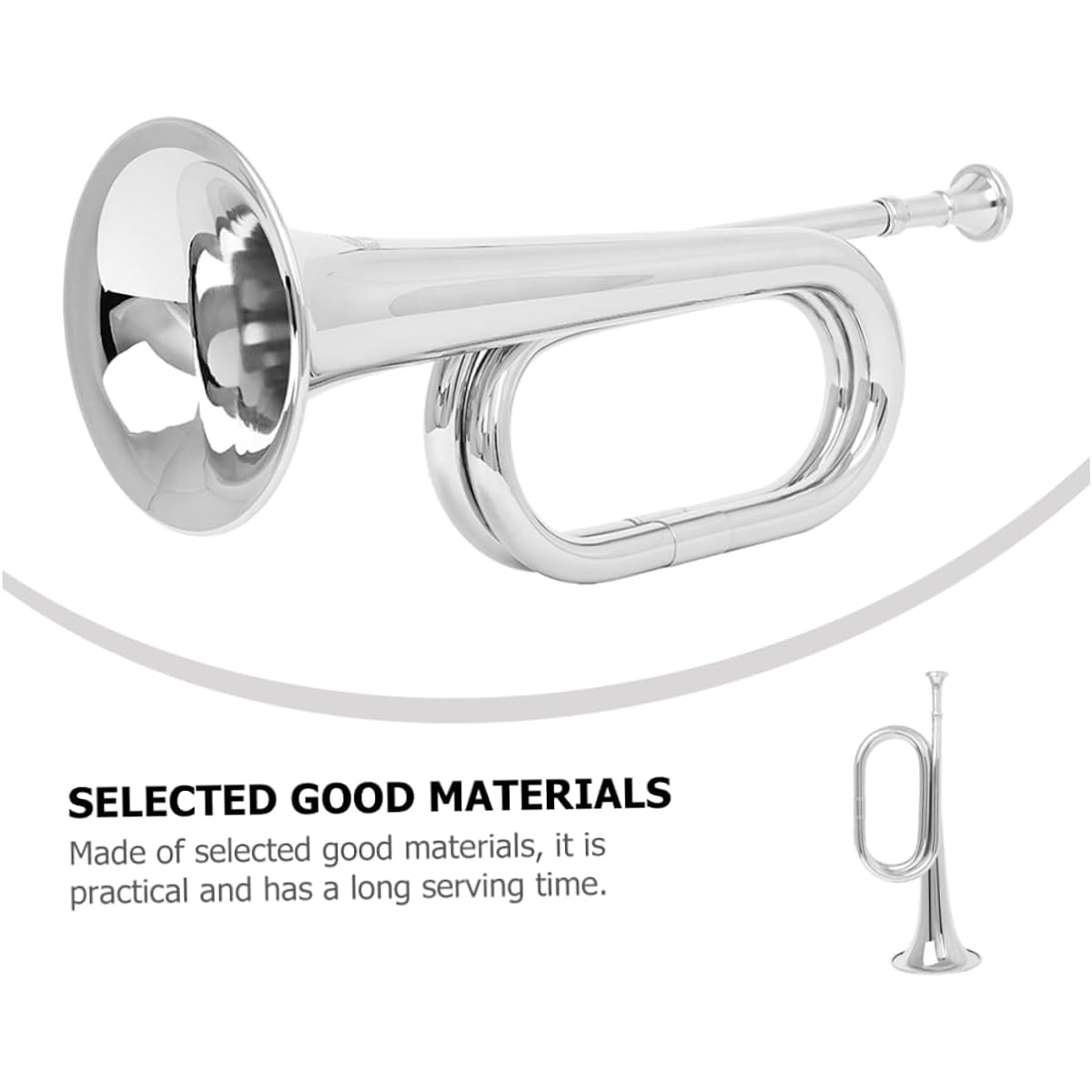 Vaguelly 2 Stride Horn Spanish Horn C Key Charge Horn Band Trumpet Trumpet Assembly Horn Beginner Trumpet Band Bugle Trumpet