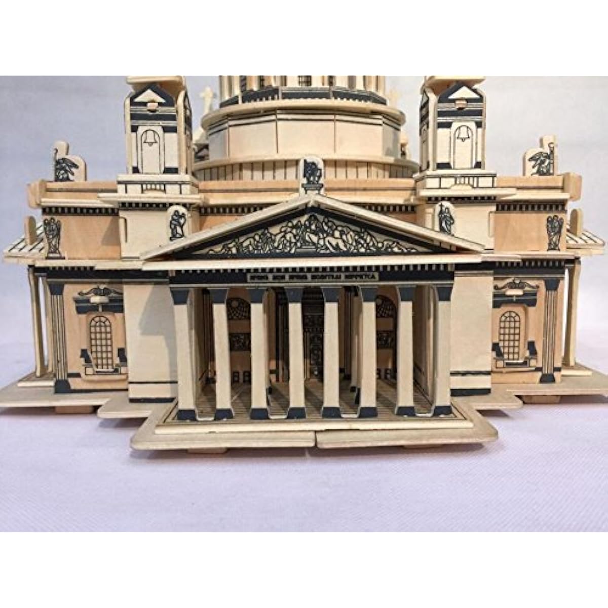 (Issa Kiev Cathedral) - NWFashion 43cm Wooden Dream Dollhouse 2 Floors with Furnitures Lights DIY Kits Miniature Doll House (Issa Kiev Cathedral)