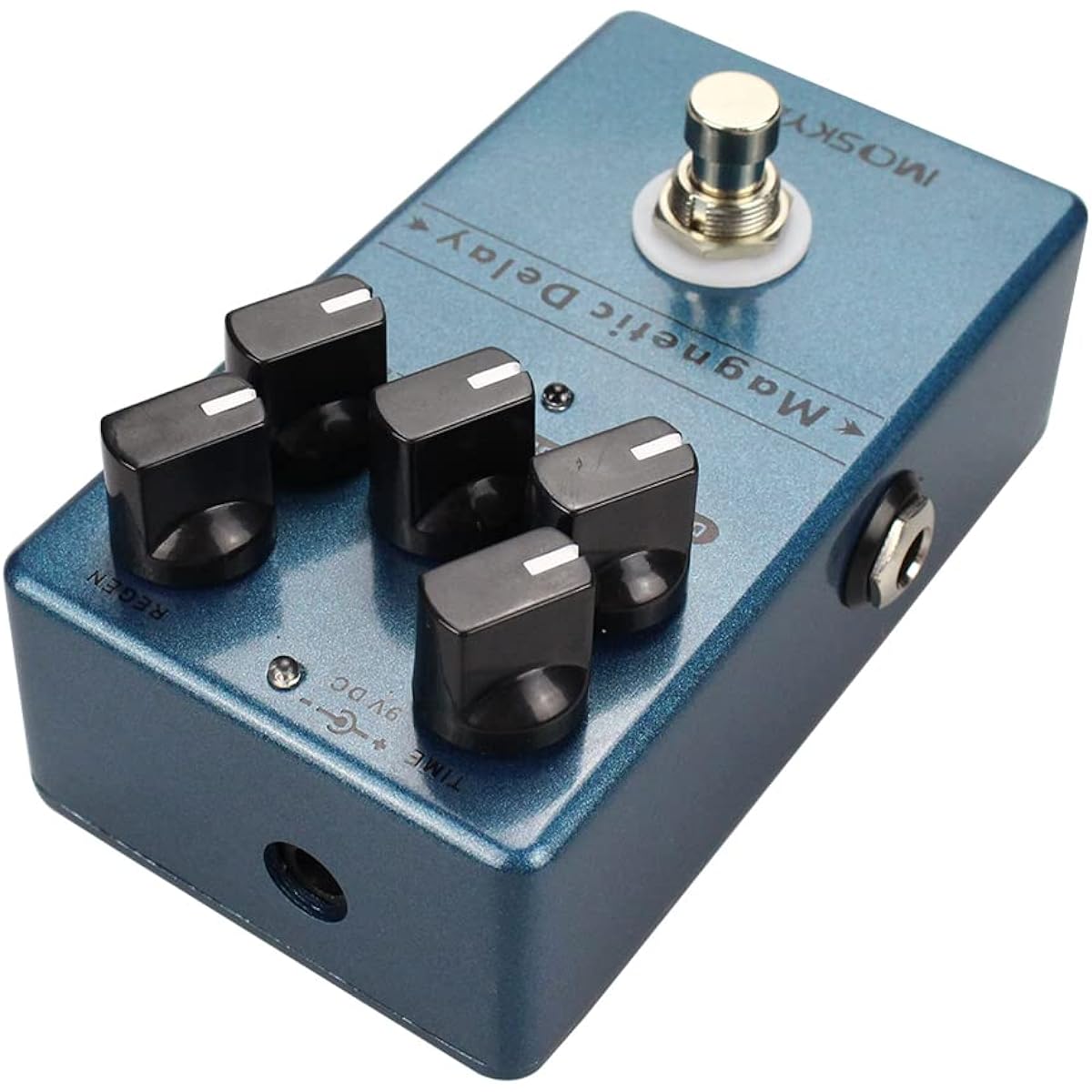 Moskyaudio YMUZE Delay Echo Guitar Effect Mini Guitar Parts Pedal Effector True Bypass (Magnetic Delay)