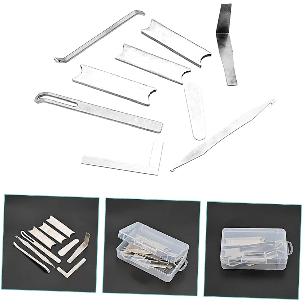 VICASKY 5 Pieces Wind Instrument Repairman Leveling Tool Clarinet Cork Piccolo Trumpet Leveling Pad Saxophone Clarinet Maintenance Tool Double Head Tools Supplies Repair