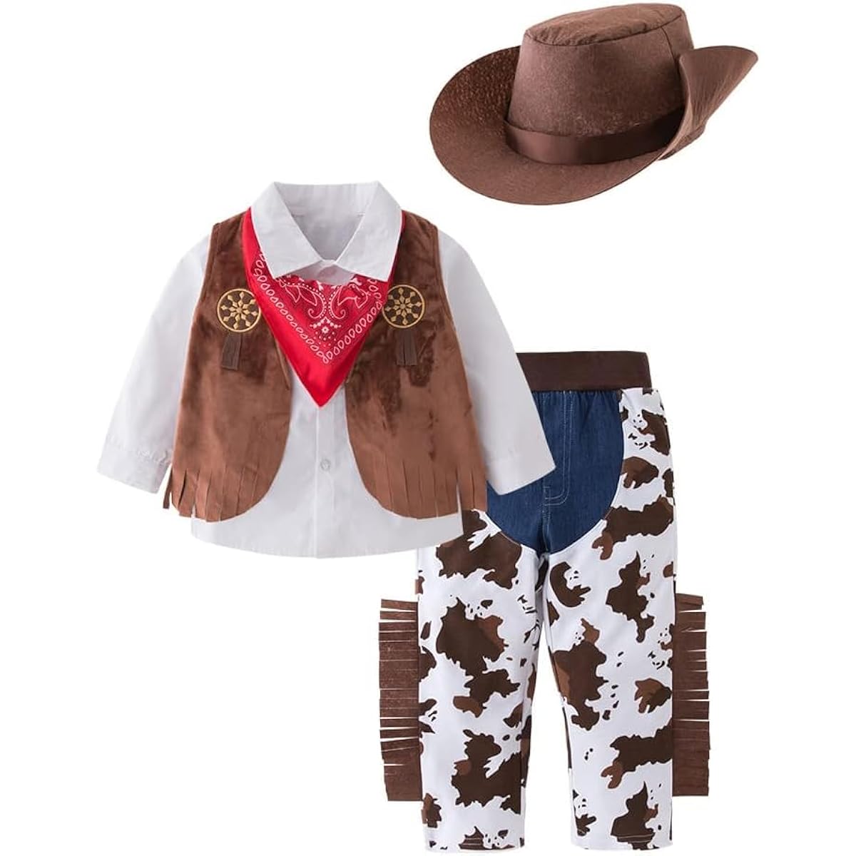 May's Baby Western Cowboy Style Kids Costume Set Cosplay Costume