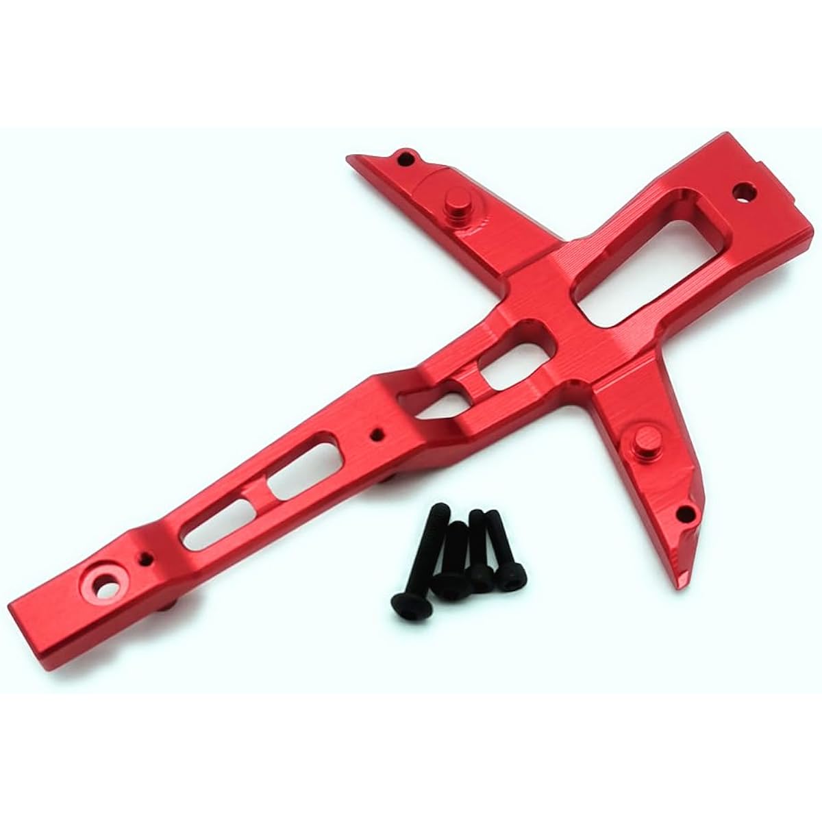 Aluminum Front Upper Chassis Brace Red for Traxxas 1/10 MAXX 8921