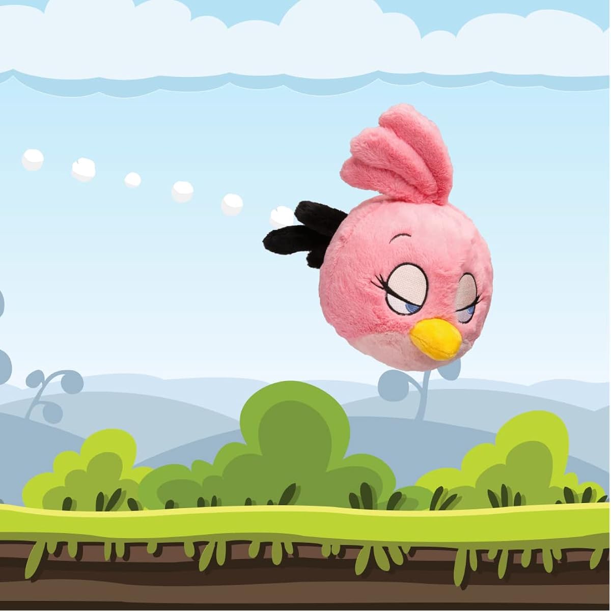 Mighty Mojo Angry Birds - Stella - Pink Bird - 8" Collectible Plush - Officially Licensed - Super Soft, Cuddly Doll for Kids and Adults - Original Series