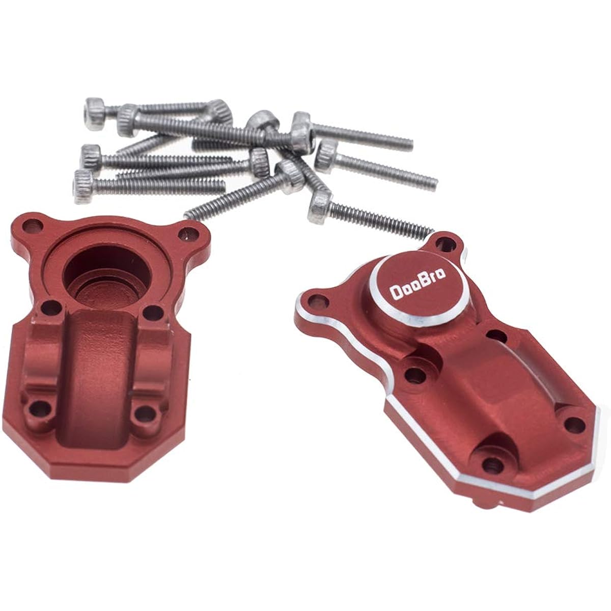 DooBro Aluminum Diff Cover Front & Rear AXIAL SCX24 AXI90081 AXI00001 AXI0002 AXI0004 Upgrade 1/24 RC Crawler Car