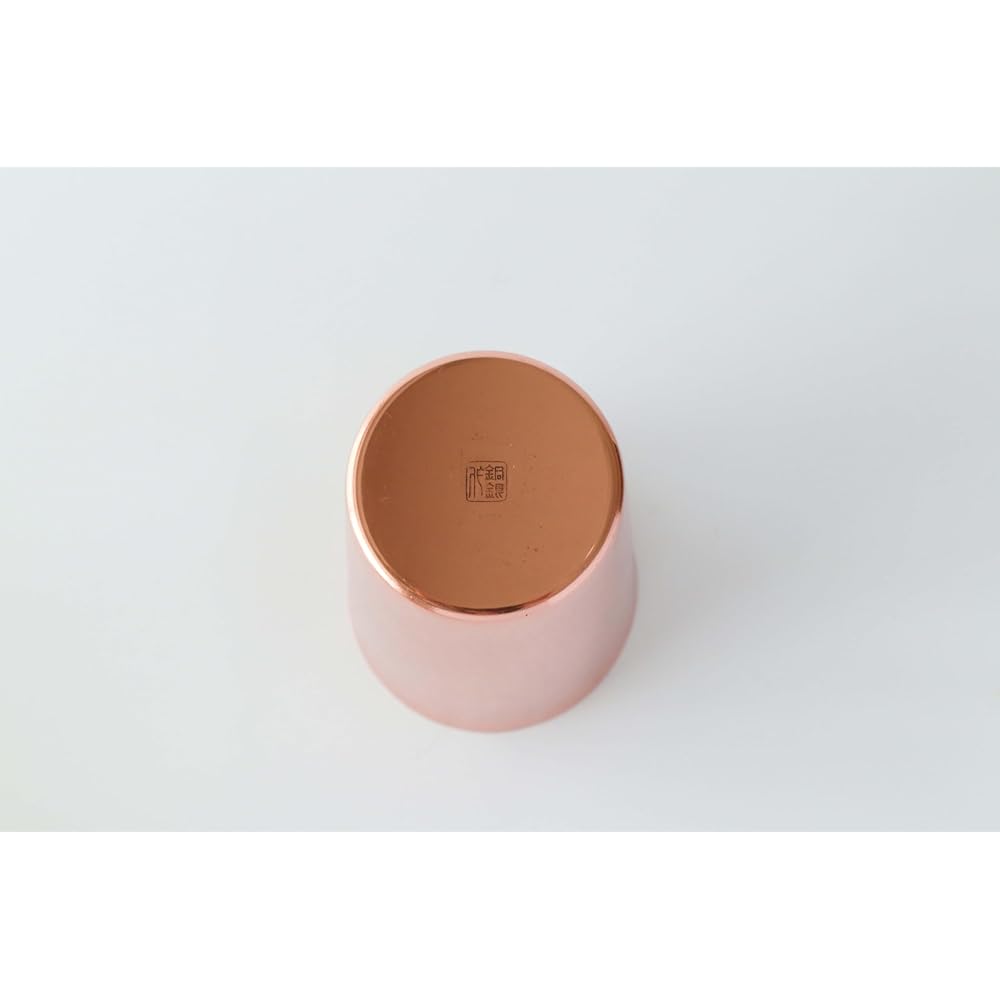 Asakusa Copper Silver Copperware Store Pure copper tumbler 400cc A copper tumbler made by Mr. Hoshino, a craftsman with 40 years of experience.