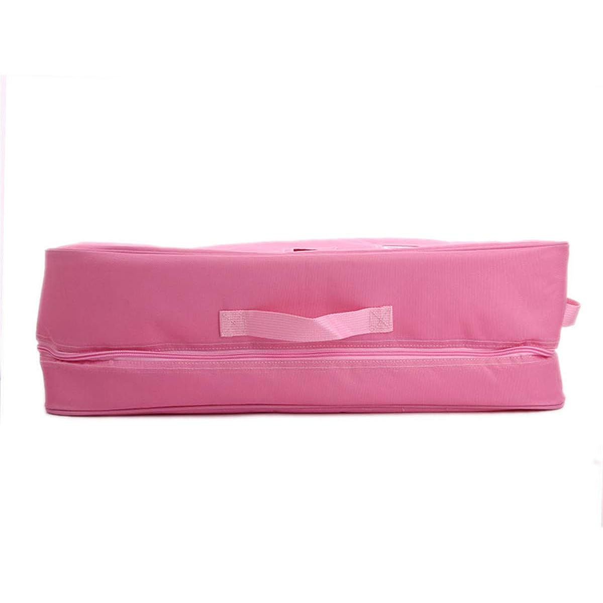 JELEUON Doll Travel Case Suitcase Storage Bag Carry Bag 18 Inch Girl Doll Toy Carrier Case Organizer (Pink)