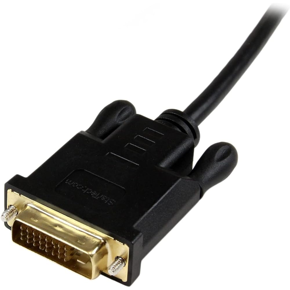 StarTech.com Mini DisplayPort to DVI Converter Cable/1.8m/mDP 1.2 - DVI-D Video Converter/1080p/Mini DisplayPort - DVI Single Link Video Converter/Active Adapter Cable/Mini DP or Thunderbolt 1-2 Equipped Mac & PC Connect to DVI display MDP2DVIMM6BS