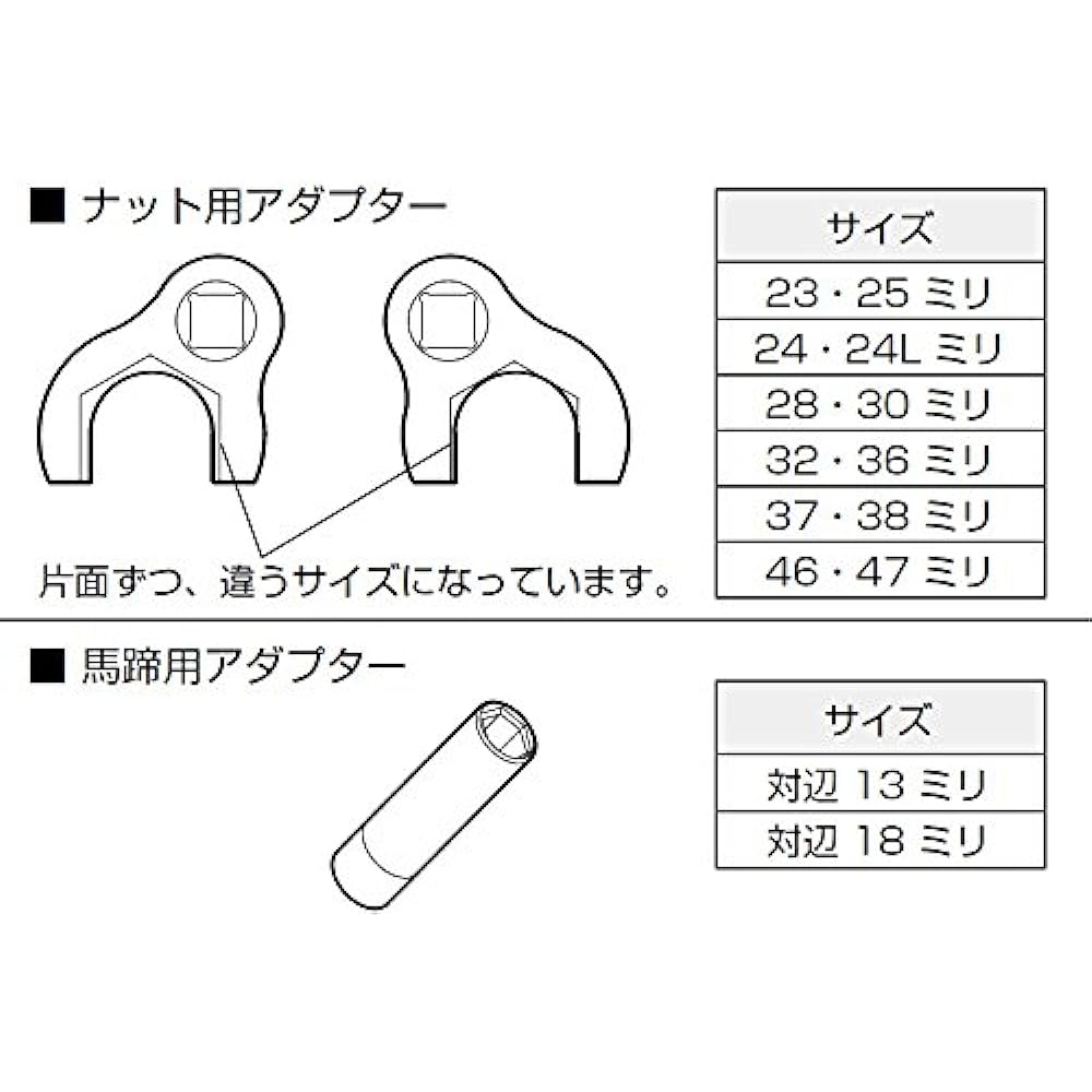 SANEI faucet tool, vertical faucet tightening tool set, multi-type, compatible with 14 size nuts R3510S