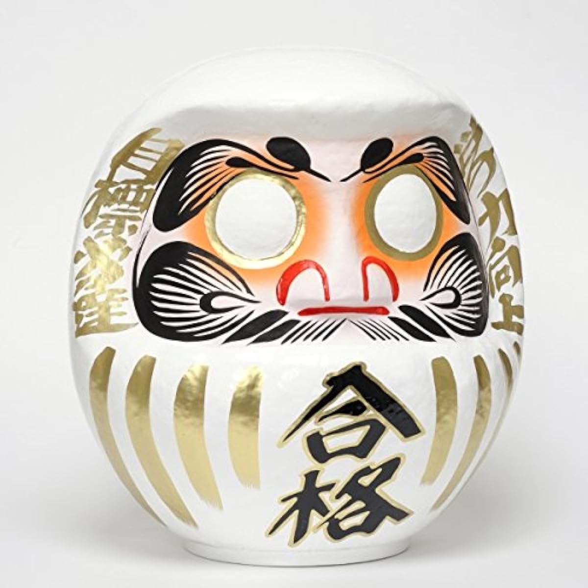 Takasaki Daruma Pass Daruma No.8 White