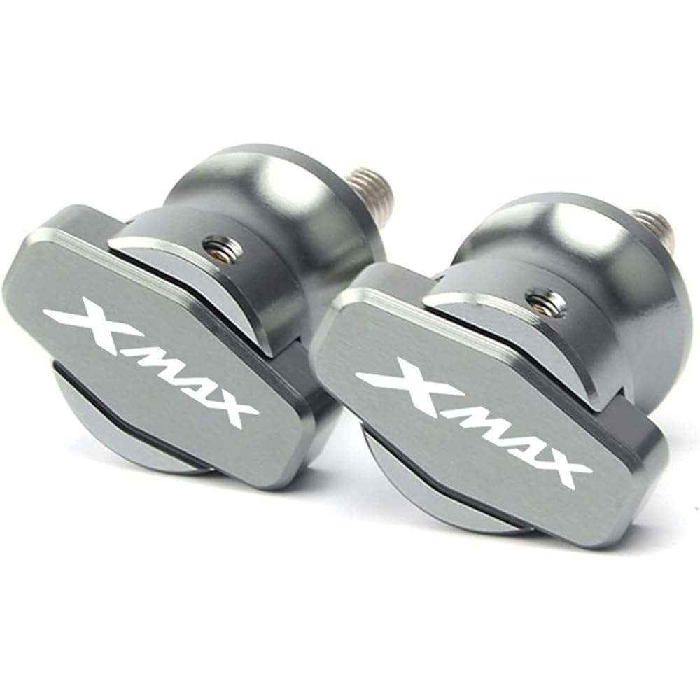 DOOREX Motorcycle CNC Alumium Swing Arm Spool Slider Stand Screw M6 Yamaha XMAX 125 250 300 400 X-MAX XMAX300 XMAX400 Swing Arm Slider Spool (Size : Black)