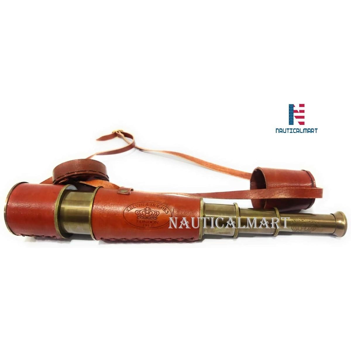 Brass antique telescope NAUTICALMART