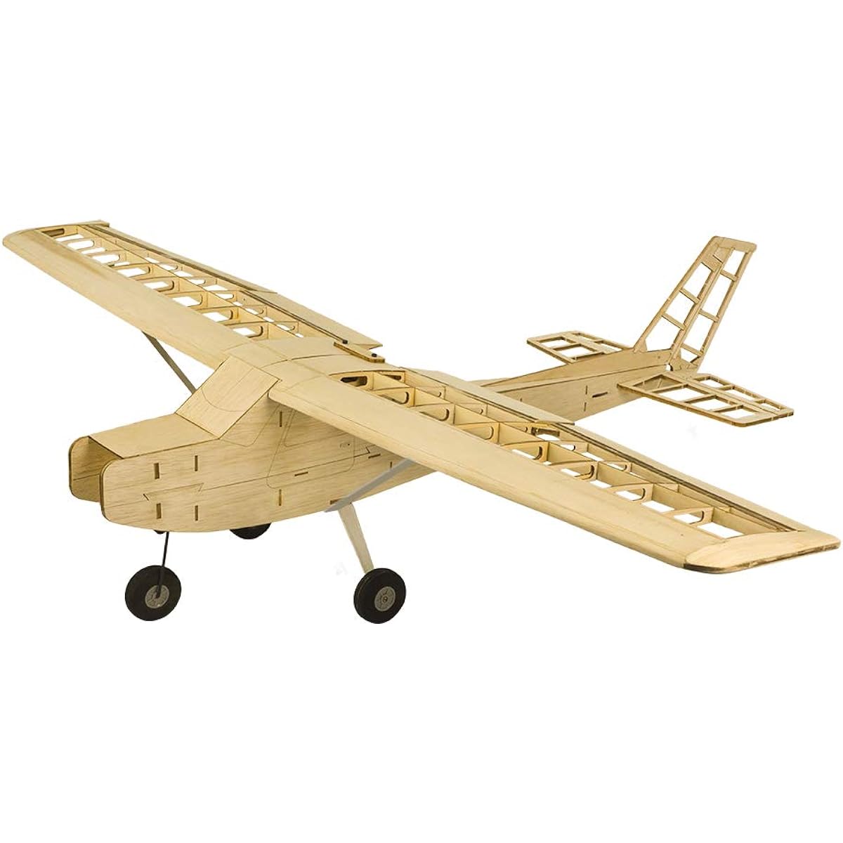 Balsawood Electric Training Airplane 1200mm T-20 Cessna 152 Need to Build a Plane; Basswood 4CH RC Laser Cut Airplane Kit Pre-assembled Flying Model for Adults (T2001)