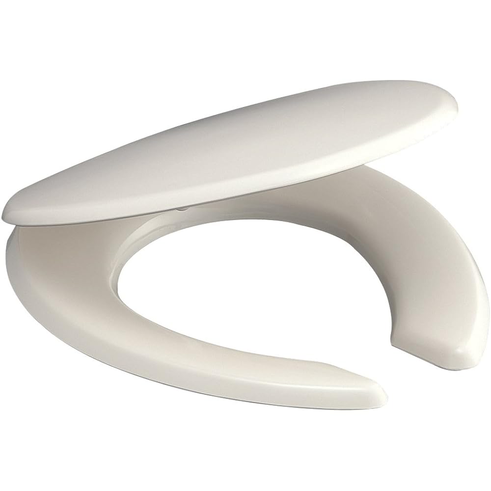 SANEI Regular Toilet Seat, Front Split Toilet Seat, Small Size, Includes Installation Tools, Ivory PW902-S-I