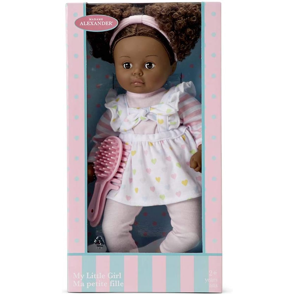 My Little Girl - Polka Dot Pinafore - Dark Skin Tones