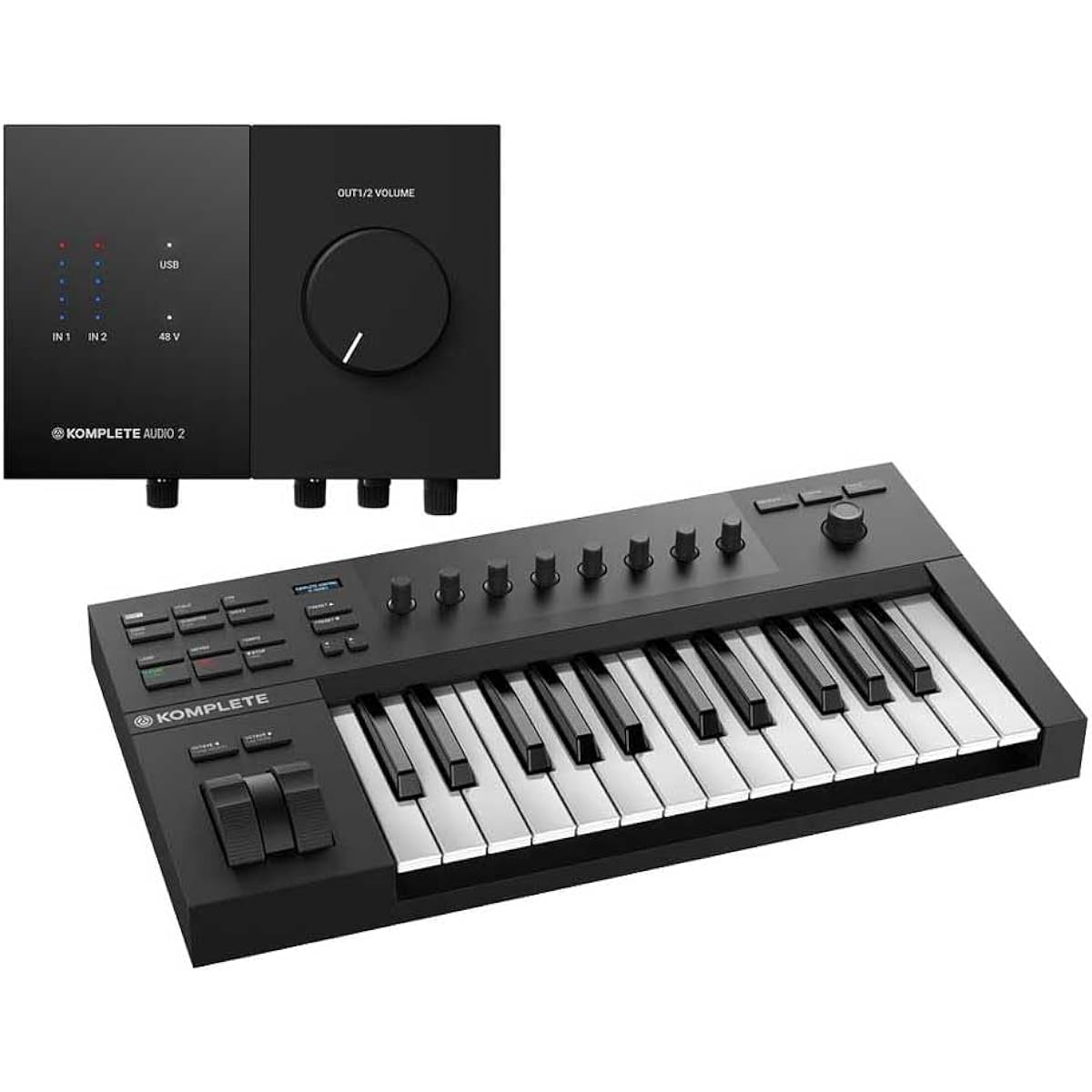 Native Instruments (NI) KOMPLETE AUDIO 2 + KOMPLETE KONTROL A25 Audio Interface Native Instruments