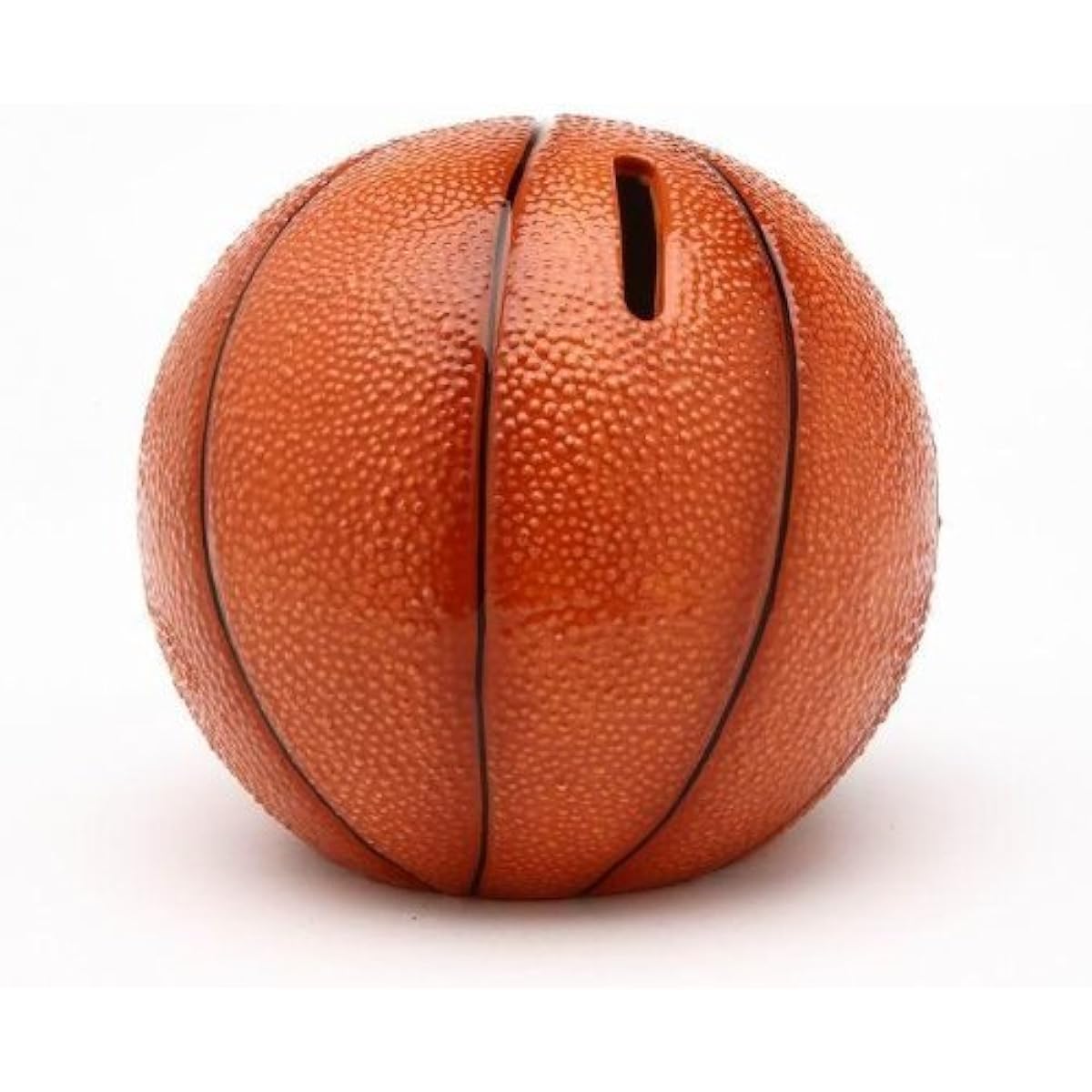 Cosmos Basketball Piggy Bank, Small, Orange