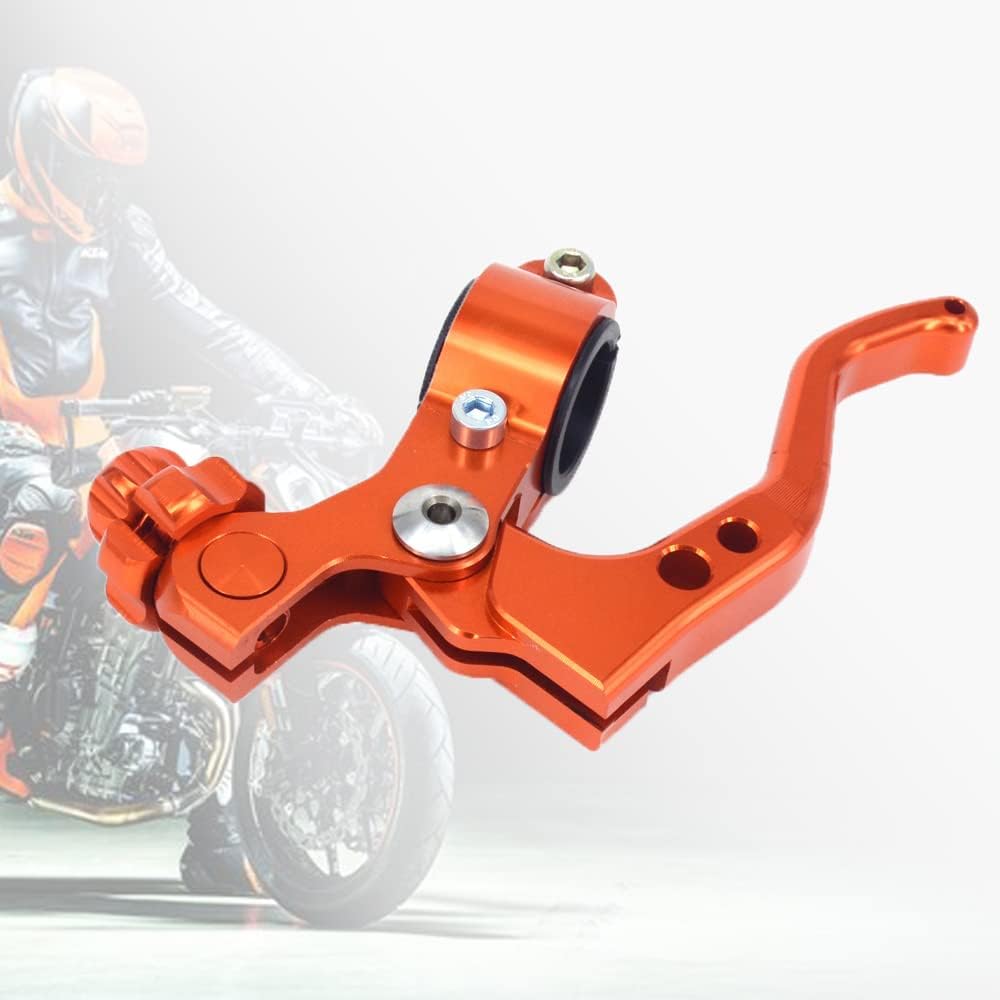 Universal Stunt Clutch Lever CNC Short Stunt Clutch Lever 22mm 7/8 inch Handlebar Motorcycle Dirt Bike for Honda Yamaha Kawasaki Suzuki EXC250 SX250 SXF250 EXC450 SX350 SXF450 EXC525