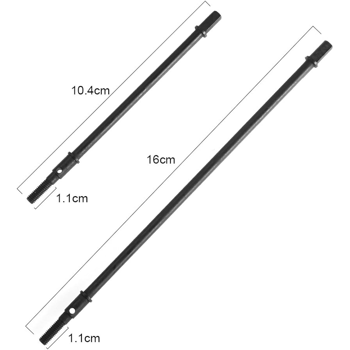 Steel Rear Axle CVD Drive Shaft for 1/10 RC Axial Wraith 90018 90048 RR10